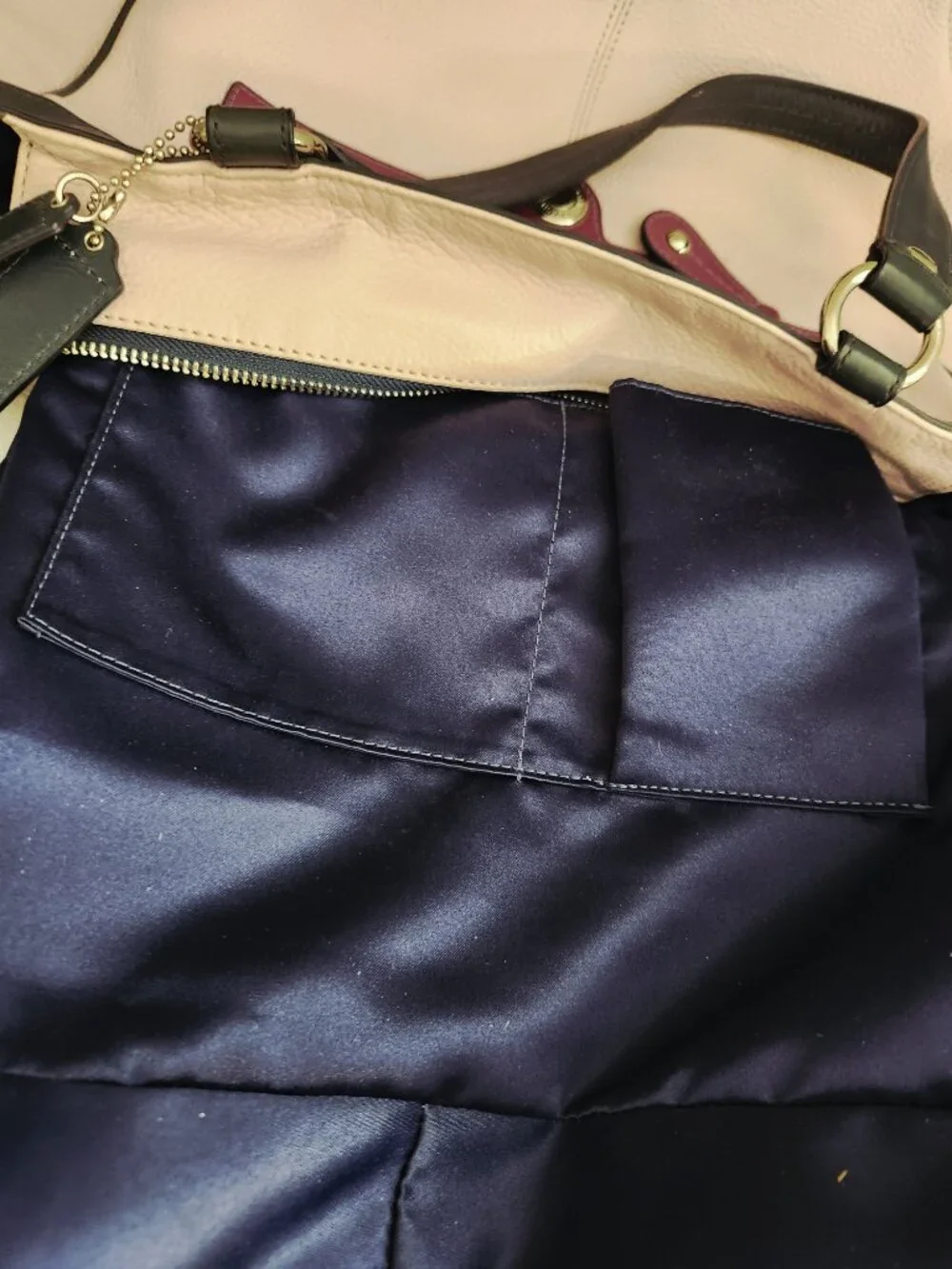 Euc Coach Laura Y2k Leather Spectator Shoulder Bag Purse